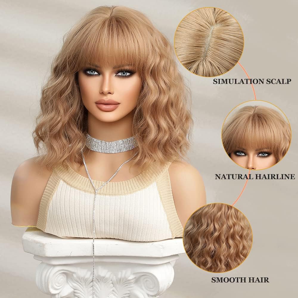 Short Wave Bob Wig