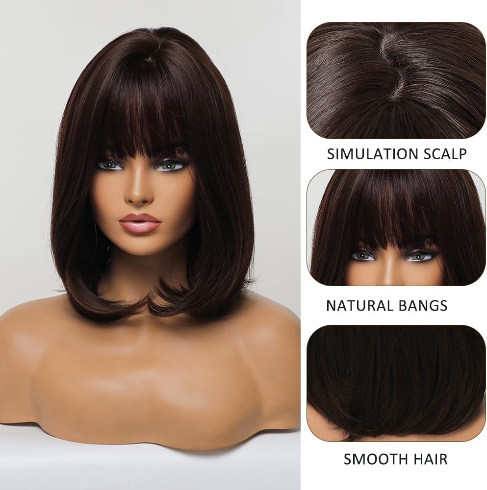 Short Wave Bob Wig