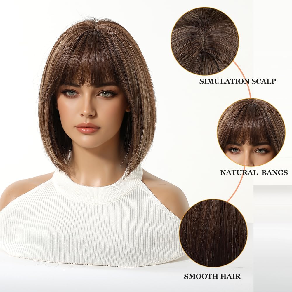 Short Wave Bob Wig