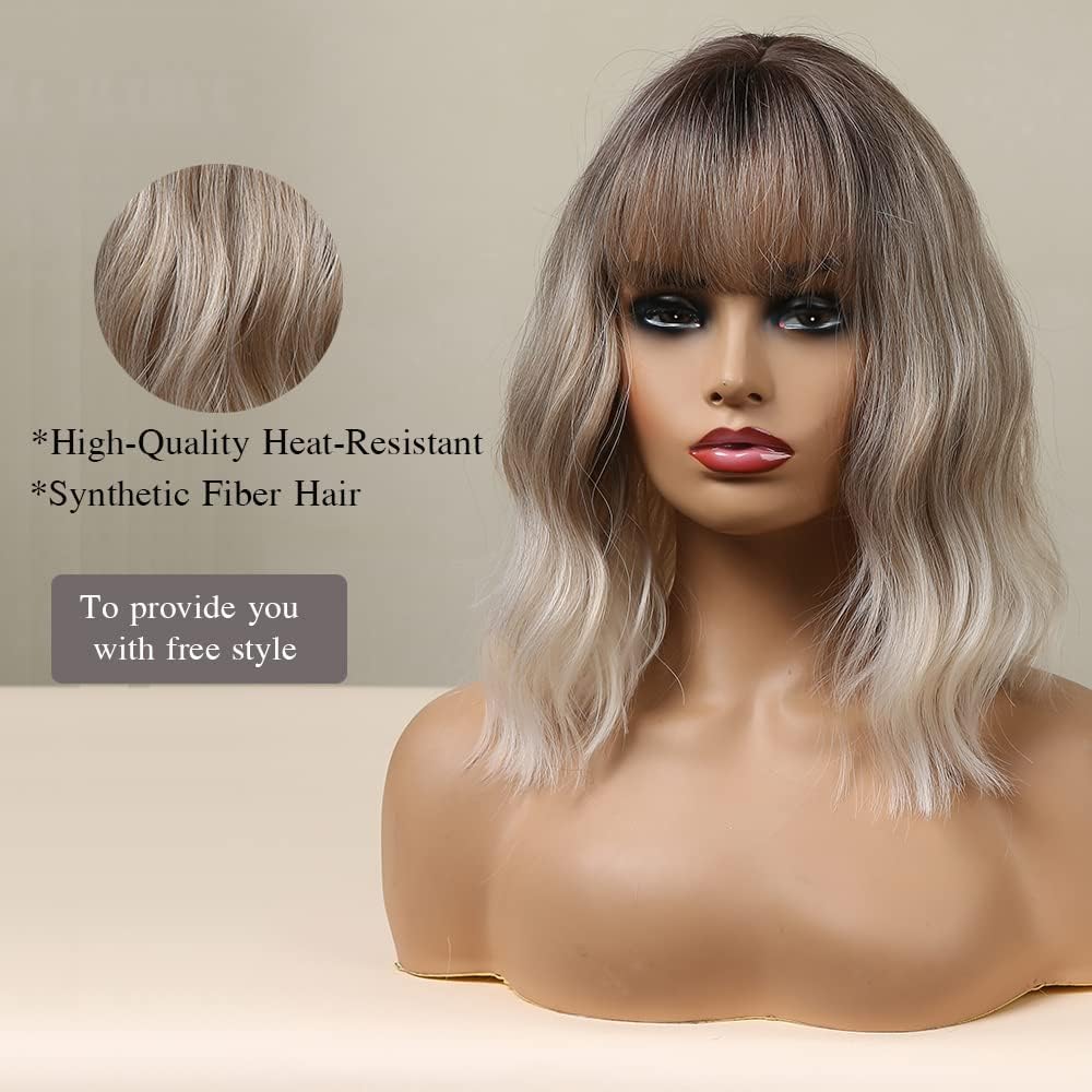 Short Wave Bob Wig