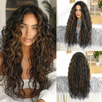 Synthetic Wig – Long Curly, Heat Resistant for Daily Wear, Parties, and Cosplay