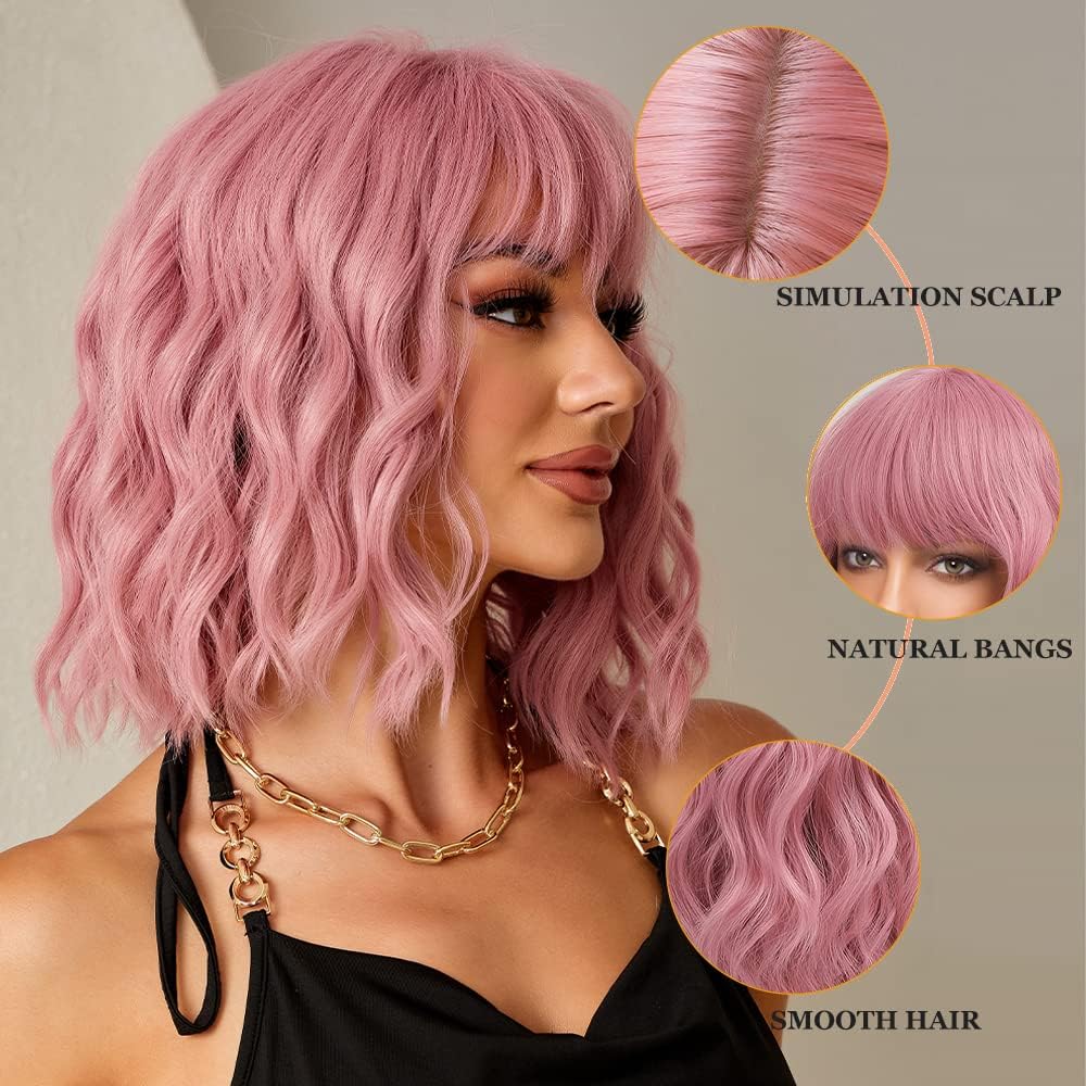 Short Wave Bob Wig