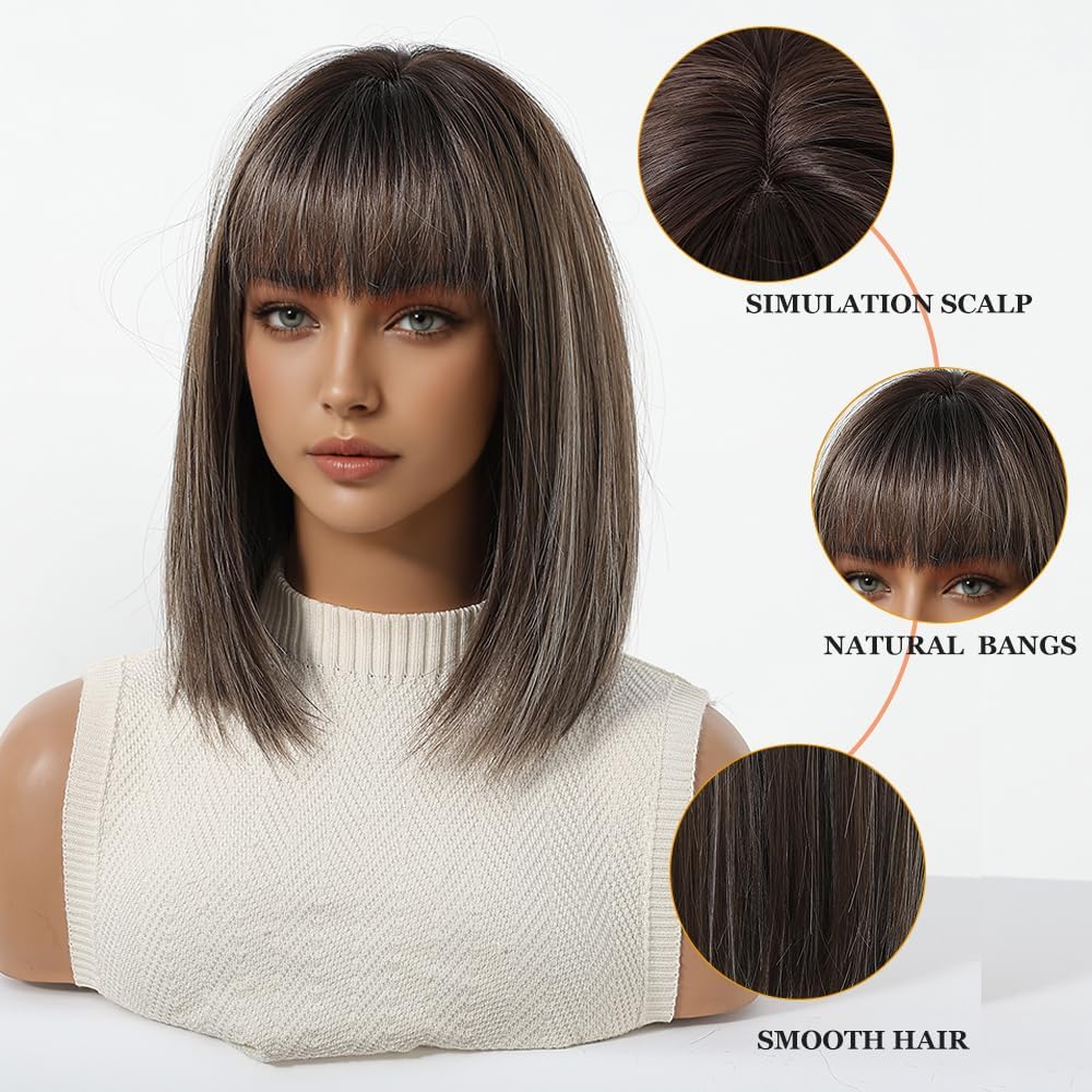 Short Wave Bob Wig