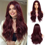 Synthetic Wig – Long Curly, Heat Resistant for Daily Wear, Parties, and Cosplay