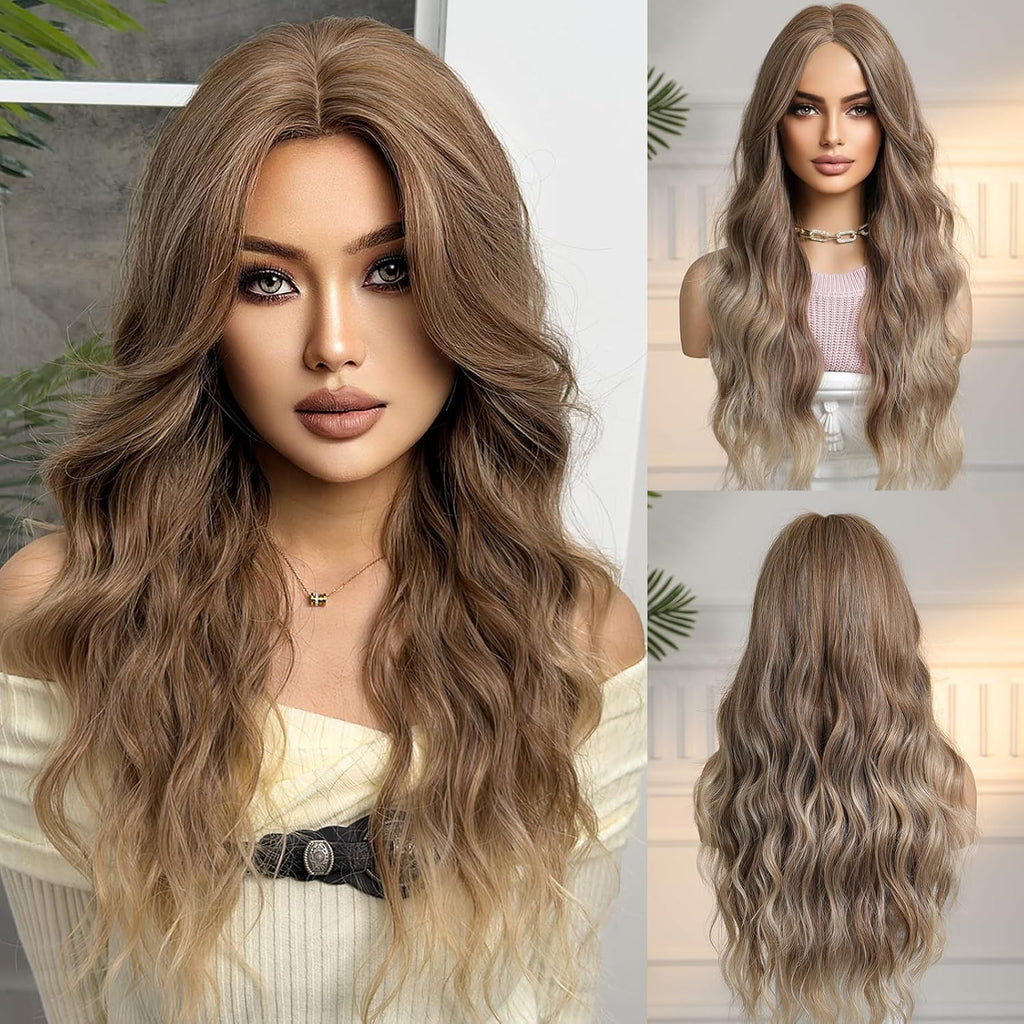 Synthetic Wig – Long Curly, Heat Resistant for Daily Wear, Parties, and Cosplay