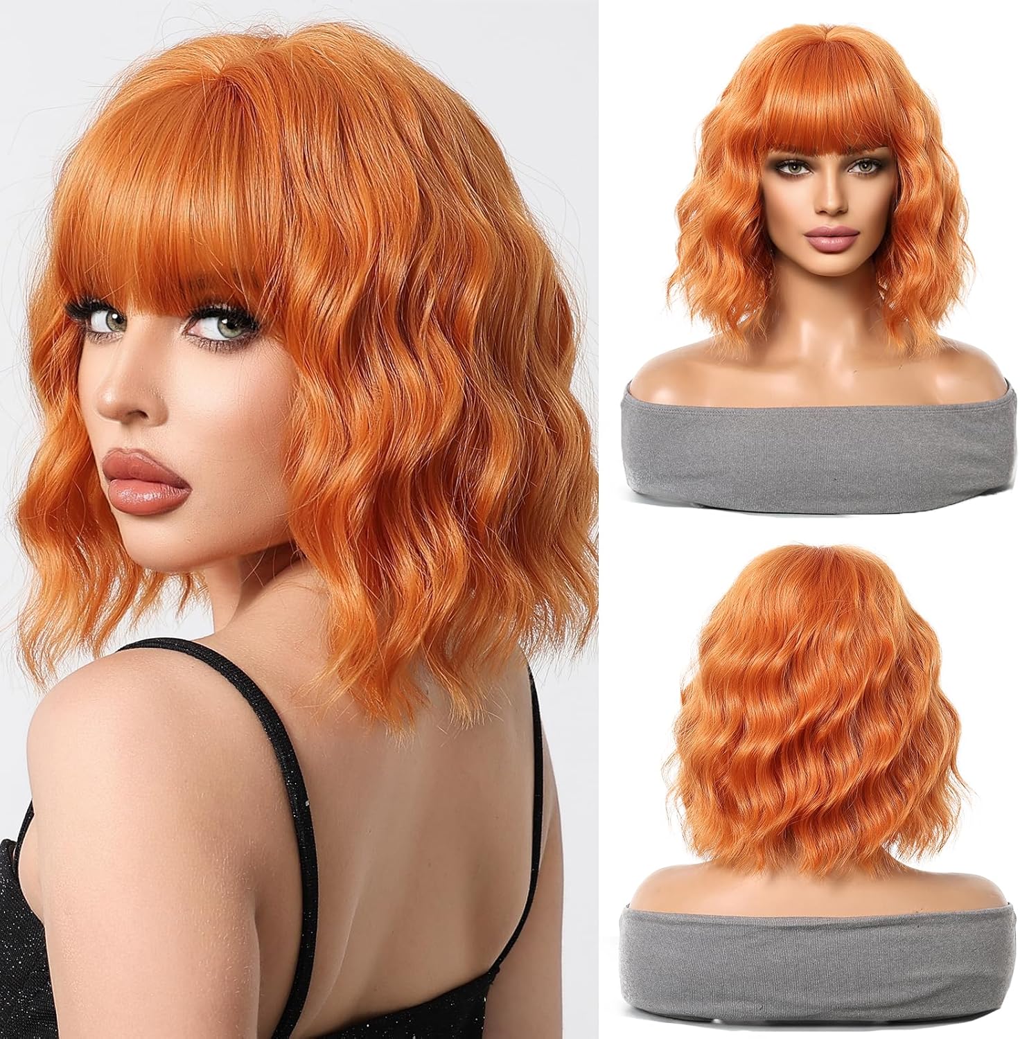 Short Wave Bob Wig