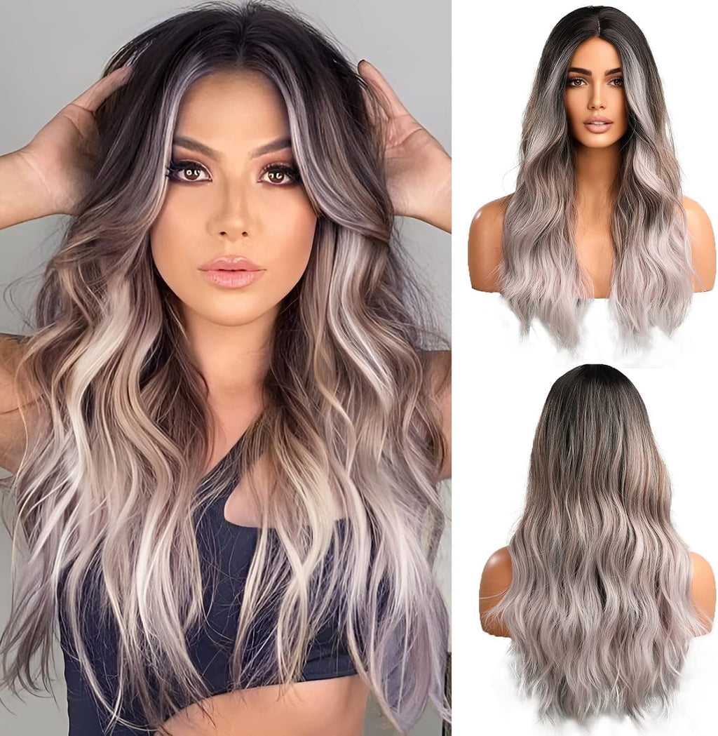 Synthetic Wig – Long Curly, Heat Resistant for Daily Wear, Parties, and Cosplay