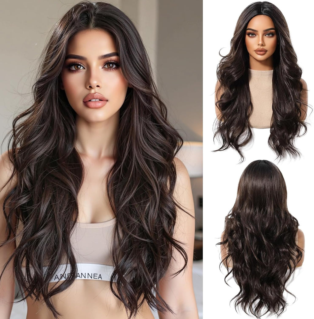 Synthetic Wig – Long Curly, Heat Resistant for Daily Wear, Parties, and Cosplay