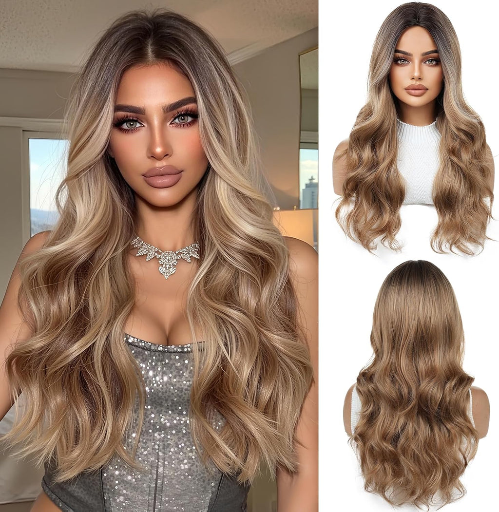 Synthetic Wig – Long Curly, Heat Resistant for Daily Wear, Parties, and Cosplay