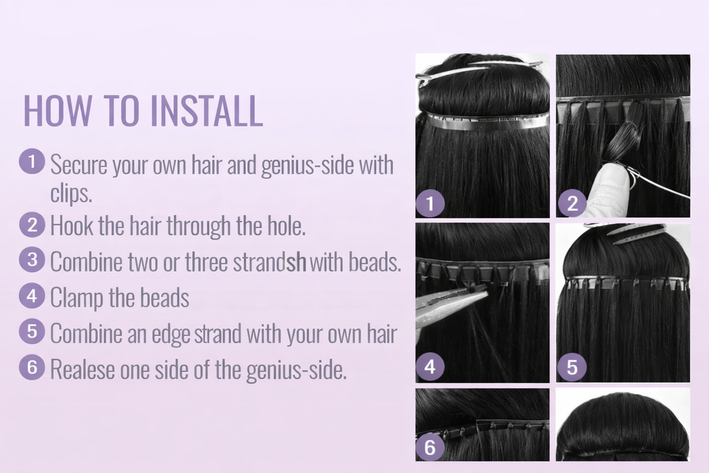 Butterfly Weft Extensions