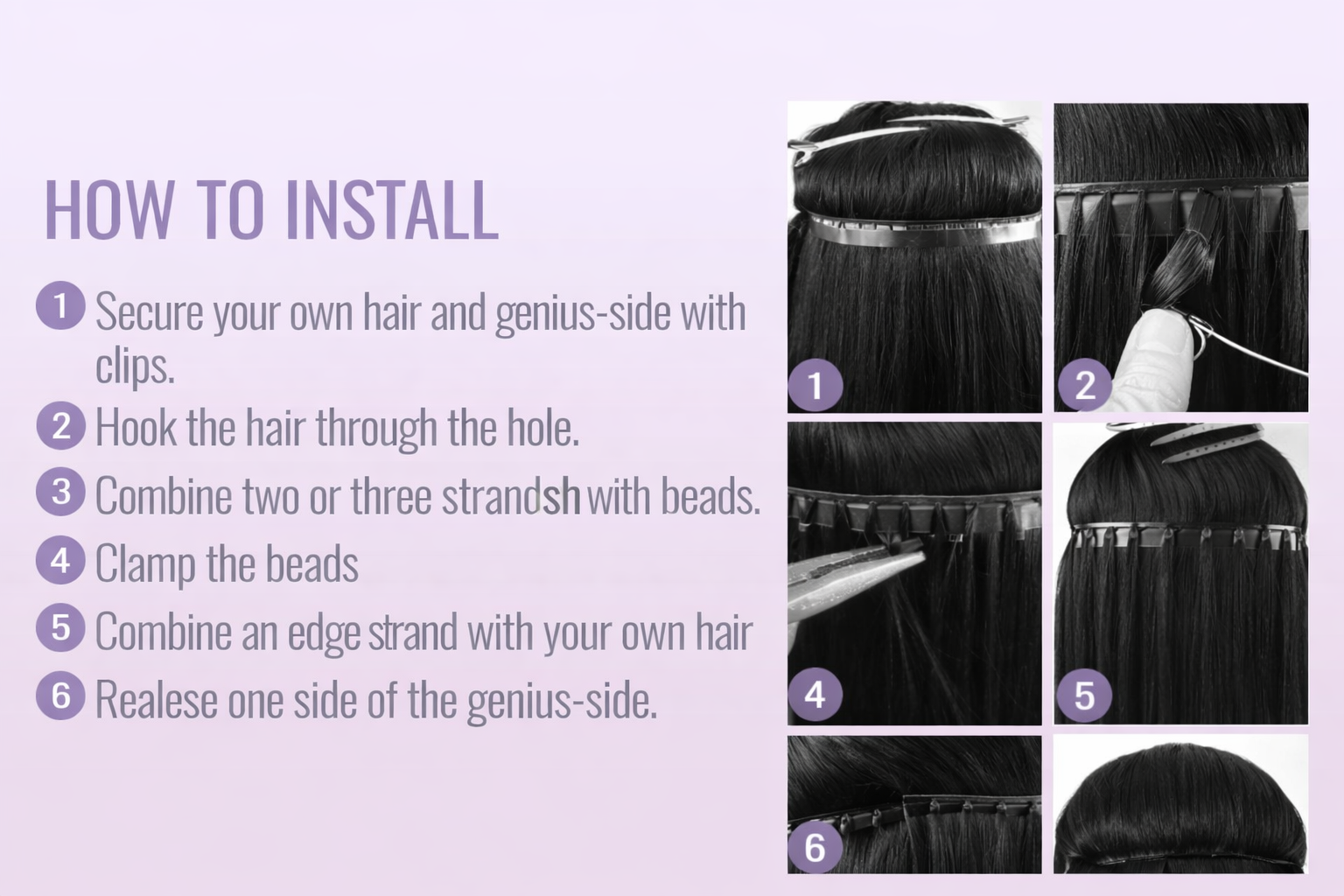 Butterfly Weft Extensions