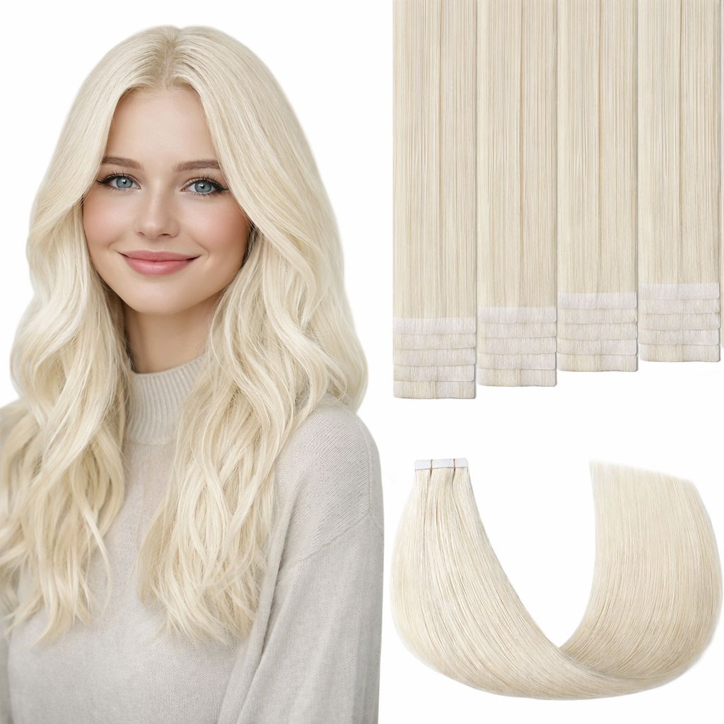 Extensions invisibles à bandes adhésives