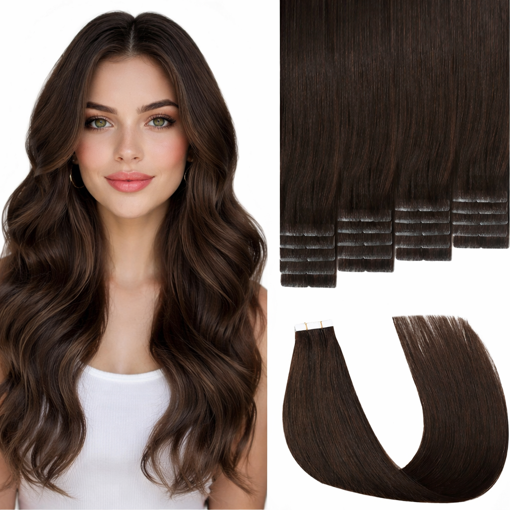 Extensions invisibles à bandes adhésives