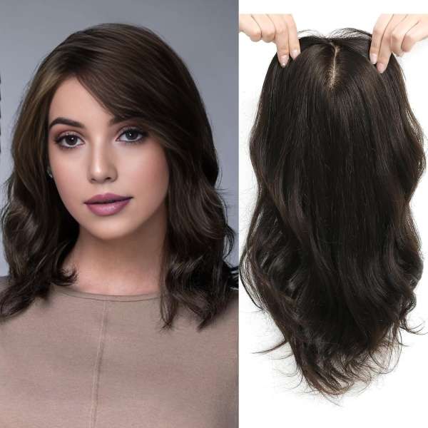 Hair Topper M03 7×8" Myanmar Human Hair [SHIPS IN 1 TO 2 WEEKS]