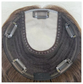 Hair Topper D01 6×6" 100% Chinese Remy Human Hair [SHIPS IN 1 TO 2 WEEKS]