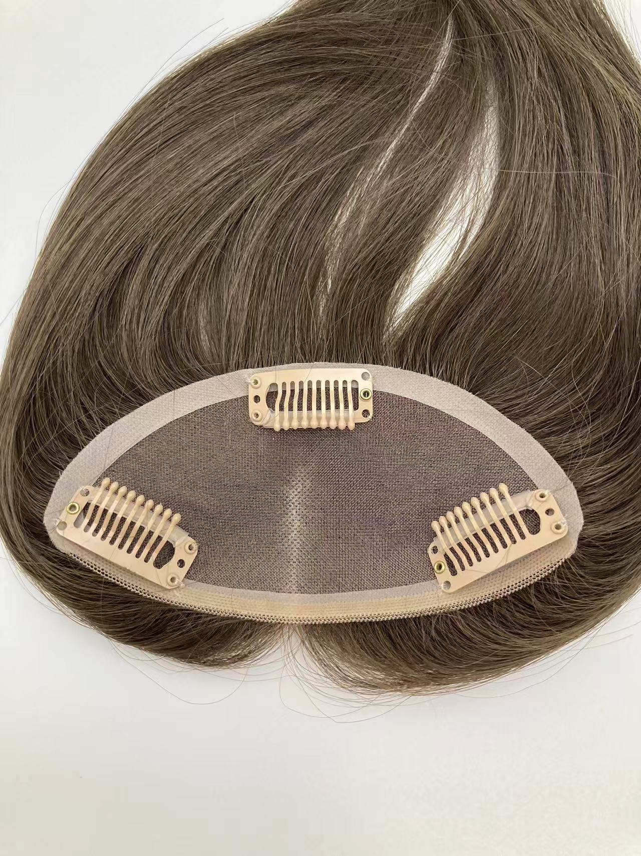 Hair Topper M09 2.5×5" 100% Chinese Remy Human Hair