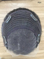 Hair Topper F03 8.5×9" Myanmar & Ukrainian Human Hair [SHIPS IN 1 TO 2 WEEKS]