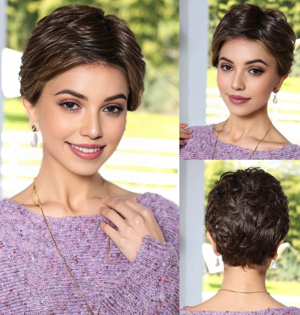 Mono Top Wig MT-010 5×6" Heat-Friendly Fiber [SHIPS IN 1 TO 2 WEEKS]