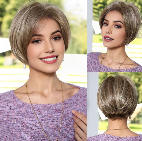 Mono Top Wig MT-006 5×6" Heat-Friendly Fiber [SHIPS IN 1 TO 2 WEEKS]